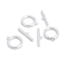 925 Sterling Silver OT Clasp Size 14.5x20mm 2 Sets Per Bag