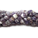 Chevron Amethyst Faceted Rondelle Wheel Discs Beads 6x8mm 7x10mm 15.5" Strand