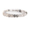 Natural Cloudy Gray Quartz Smooth Round Elastic Bracelet Beads Size 7mm 7.5'' Length