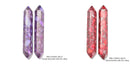 Mix Gemstone Dolomite with Zinc Alloy Double Point Size 15x100mm Sold by Piece
