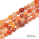04 Multi Crystal Gemstone Pebble Nugget Beads 6x8mm 15.5'' Strand