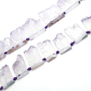 natural amethyst slice irregular beads