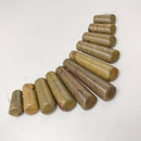 autumn jasper graduated faceted Sticks Points beads set