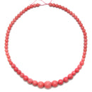 Dyed Jade Graduated Smooth Round Beads 6-14mm Length 18'' Strand