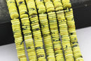yellow turquoise Heishi Rondelle Discs beads