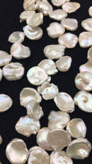 natural keshi freshwater pearl beads