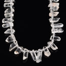Clear Quartz Top Drill Points Beads Size 20mm-25mm 15.5'' Strand