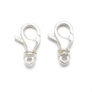 925 Sterling Silver Rotatable Lobster Clasp Size 10x16mm 2Pcs Per Bag