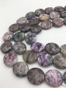 charoite shaped beads 