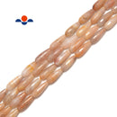 Red Botswana Agate Faceted Teardrop Beads Size 6x16mm 15.5" Strand