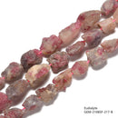 Natural Gemstone Rough Nugget Chunks Beads Size 15-20mm 15.5'' Strand