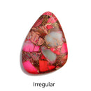 Red Sea Sediment Jasper Pendant Teardrop or Irregular Shape Approx 30x40mm