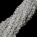 High Grade Clear Herkimer Diamond Quartz Beads 4mm 5mm 6mm 7mm 8mm 16" Strand