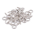 304 Stainless Steel Screw Beading Holder Size 1x4x10mm 150 Pieces per Bag