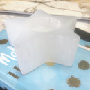 natural selenite star shape tea candle holder