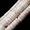 white turquoise Heishi Rondelle Discs beads