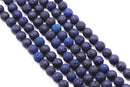 dark blue lava rock stone beads