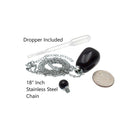 natural stone essential oil necklace perfumesmooth bottle silver chain
