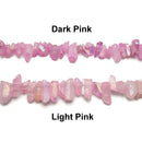 Electroplated Pink Quartz Rough Crystal Chunk Points Beads 15-20mm 15.5" Strand