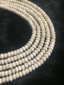 natural river stone faceted rondelle beads