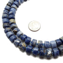 Natural Sodalite Smooth Rondelle Wheel Discs Beads 6x9mm 15.5" Strand