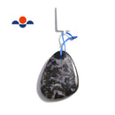 indigo gabbro pendant teardrop or irregular shape