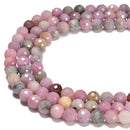 Natural Pink Ruby Faceted Round Beads Size 6mm 8mm 15.5'' Strand