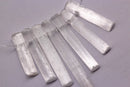 natural selenite graduated slice Sticks Points beads