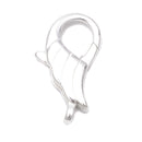 925 Sterling Silver Wings Shape Clasp Size 7x15mm Sold 3Pcs Per Bag