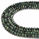 Natural Kambaba Jasper Faceted Rondelle Beads Size 4x6mm 15.5" Strand