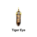 Pendulum Pendant Clear Quartz/Aventurine/Amethyst/Lapis/Tiger Eye Sold Per Piece