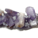 Cape Amethyst Graduated Faceted Trapezoid Beads 15x20-18x27mm 15.5" Strand