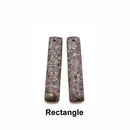 Purple Sea Sediment Jasper Pyrite Inclusions Pendant Earrings Sold Per Pair