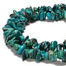 Natural Genuine Turquoise Chips Nugget Size 13-15mm 15-22mm 20-28mm 15.5'' Strd