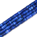 Lapis Blue Howlite Turquise Heishi Disc Beads Size 2x4mm 3x6mm 15.5'' Strand