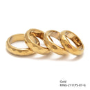Four Sizes Hematite Band Ring Basic Ring Faceted Ring 4 Pcs Per Bag Sale by Bag