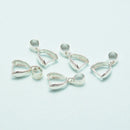925 Sterling Pinch Bail Size 9x16mm 5Pcs Per Bag