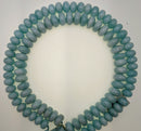Natural Amazonite Smooth Rondelle Beads Size 6x10mm 7x12mm 15.5' Strand