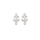 925 Sterling Silver Fleur De Lis Charm Pendant Size 8x14mm 3pcs per Bag