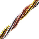 Titanium Gold/Silver/Rose Gold Hematite Rondelle Beads 2x3mm 15.5" Strand