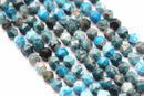 apatite faceted star cut beads