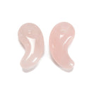 Rose Quartz Magatama Comma Beads Size 14x25mm 15.5'' Strand