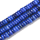 Royal Blue Magnesite Turquoise Rondelle Beads Size 3x8mm 15.5'' Strand