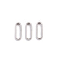 304 Stainless Steel Cord Crimps Size 3.55 x10mm 100 Pieces per Bag