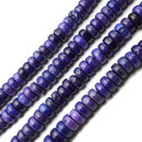 Purple Magnesite Turquoise Rondelle Beads Size 3x6mm 15.5'' Strand