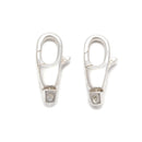 925 Sterling Silver Lobster Clasp Size 7x15mm 3Pcs Per Bag