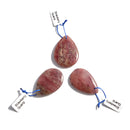 strawberry quartz pendant teardrop or irregular shape