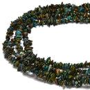 Natural Turquoise Chips Beads Size 5-8mm 34'' Strand