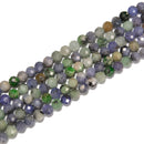Natural Multi Color Tanzanite Faceted Round Beads Size 5mm 15.5'' Strand