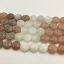 multi color moonstone smooth shape beads